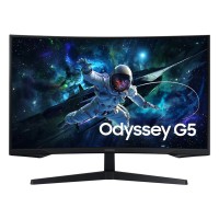 Samsung Odyssey G5 LS32CG552EUXEN 32″ QHD Curved VA 165Hz 1ms FreeSync Premium Gaming Οθόνη Μαύρη